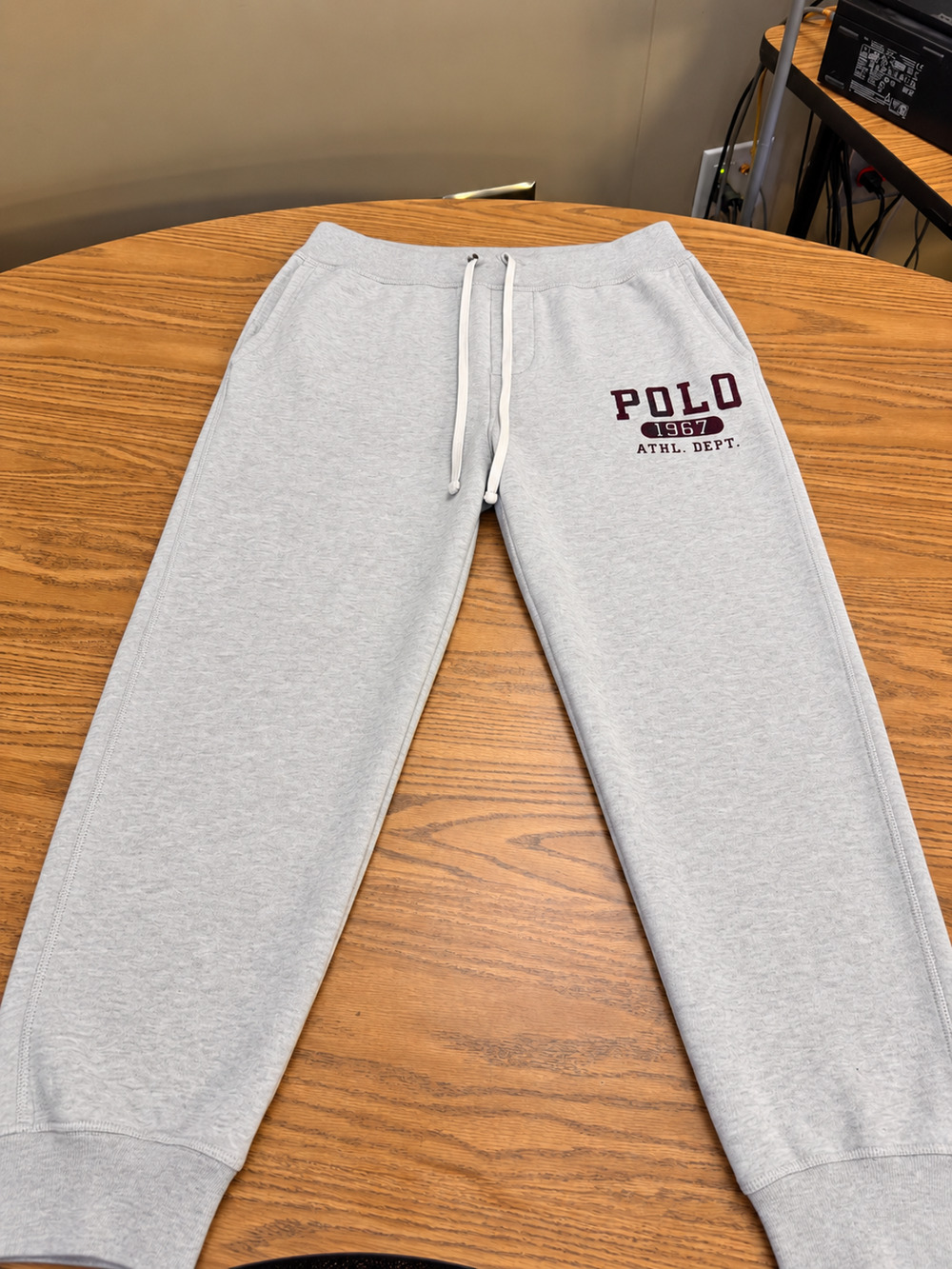 Polo Ralph Lauren Men’s Medium Gray Sweatpants 1967 Athletic Dept Joggers